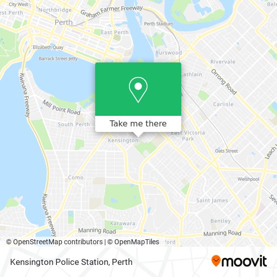 Kensington Police Station map