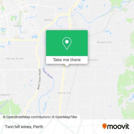 Twin hill wines map