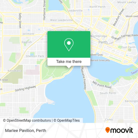 Mapa Marlee Pavilion