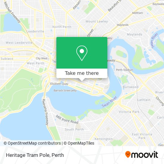 Heritage Tram Pole map