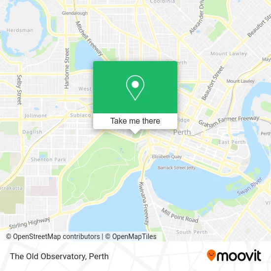 Mapa The Old Observatory