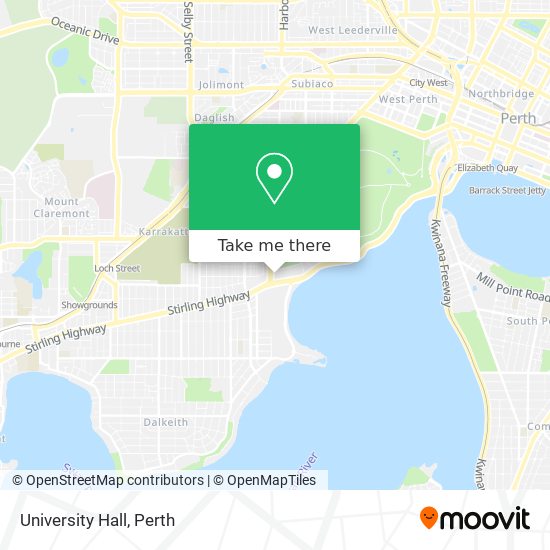 University Hall map