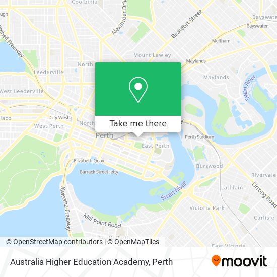 Australia Higher Education Academy map