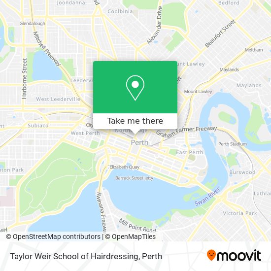 Taylor Weir School of Hairdressing map