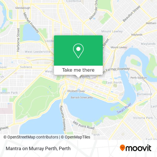 Mantra on Murray Perth map