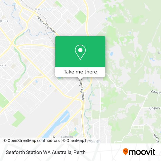 Mapa Seaforth Station WA Australia