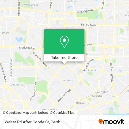 Walter Rd After Coode St map