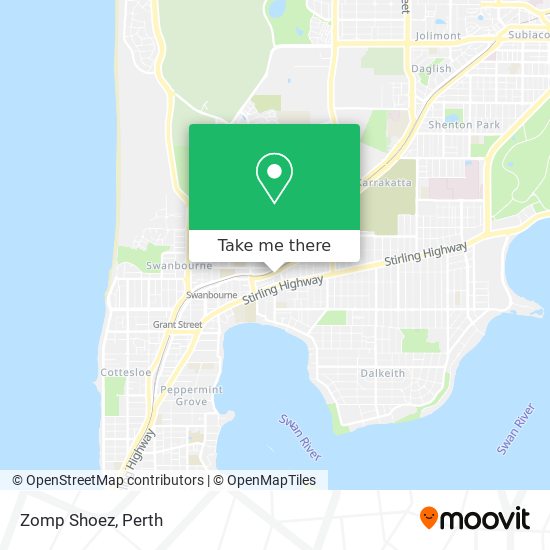 Zomp Shoez map