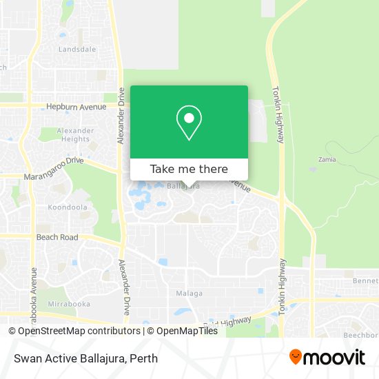 Swan Active Ballajura map