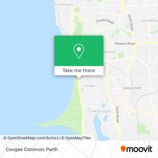 Coogee Common map