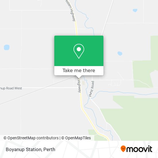 Boyanup Station map