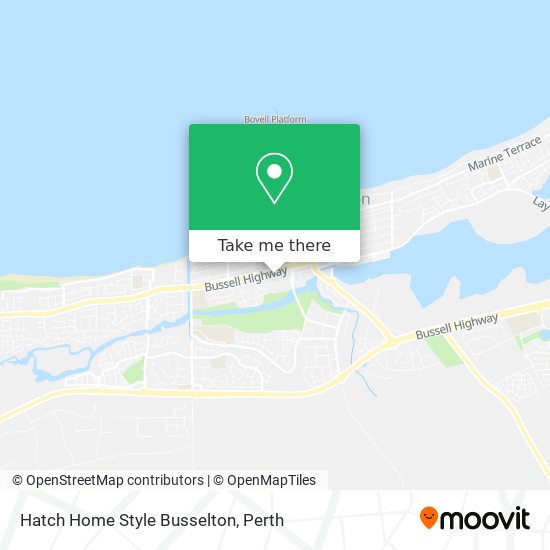 Hatch Home Style Busselton map