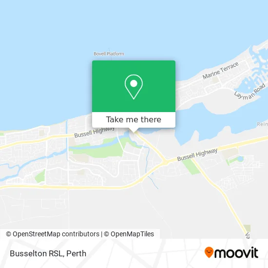 Mapa Busselton RSL