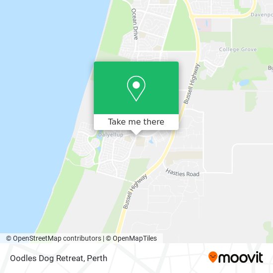 Oodles Dog Retreat map