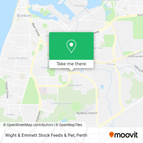 Wight & Emmett Stock Feeds & Pet map