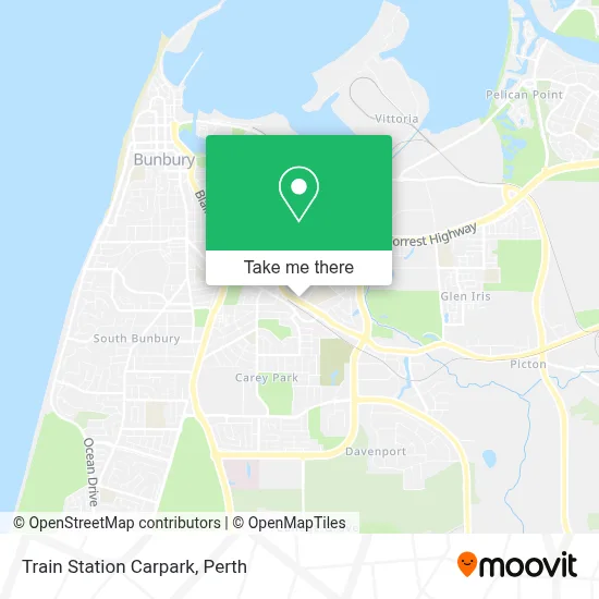 Mapa Train Station Carpark