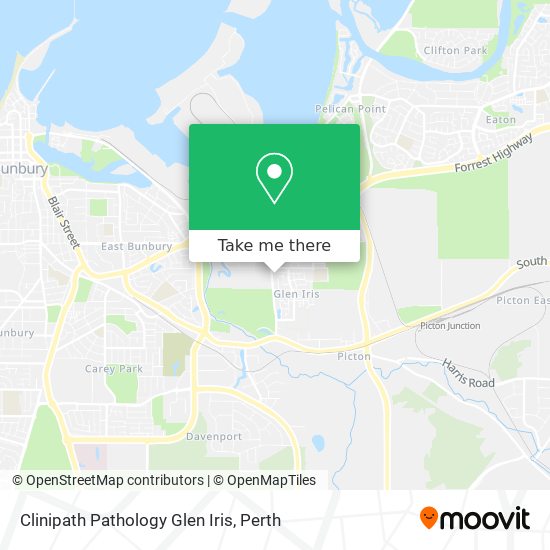 Clinipath Pathology Glen Iris map