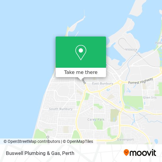 Mapa Buswell Plumbing & Gas