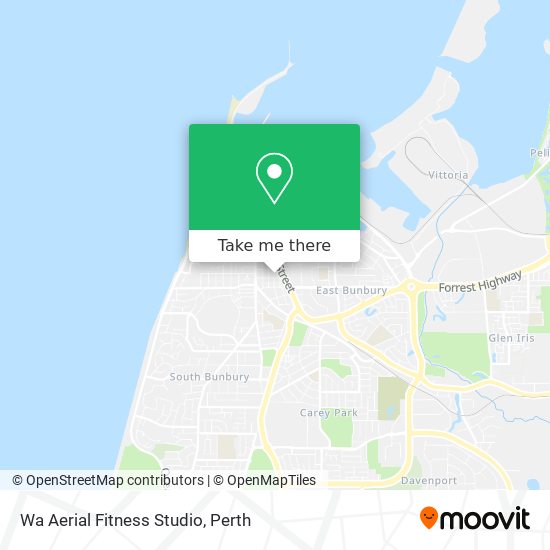 Wa Aerial Fitness Studio map