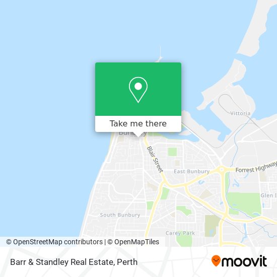 Barr & Standley Real Estate map