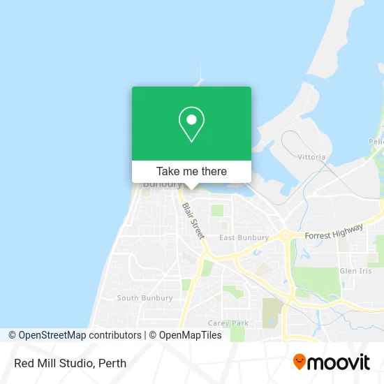 Mapa Red Mill Studio