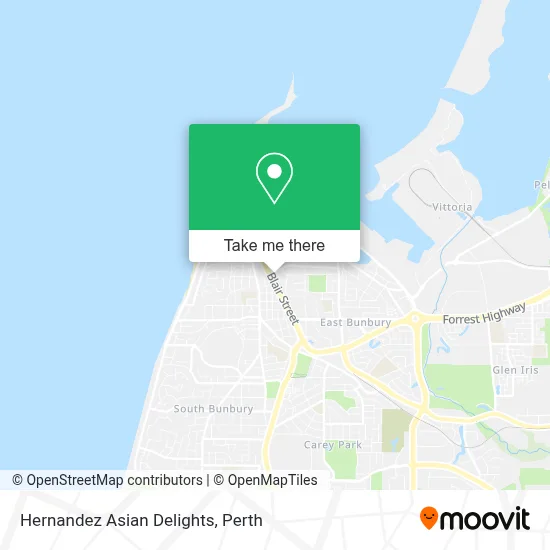 Hernandez Asian Delights map