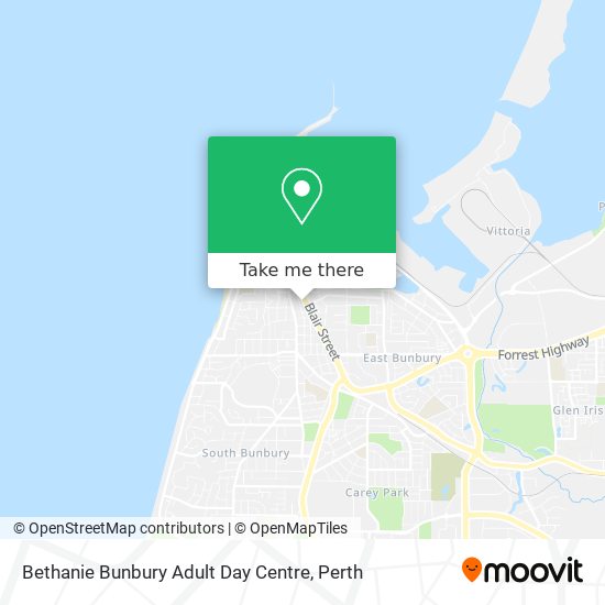 Bethanie Bunbury Adult Day Centre map