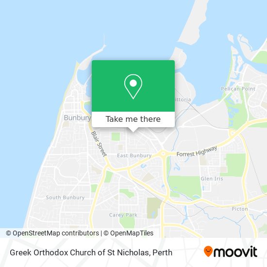 Greek Orthodox Church of St Nicholas map