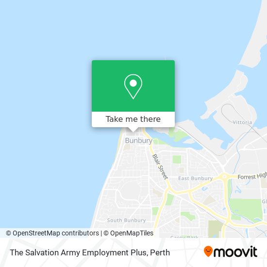 The Salvation Army Employment Plus map