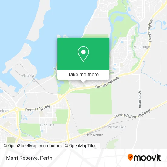 Mapa Marri Reserve