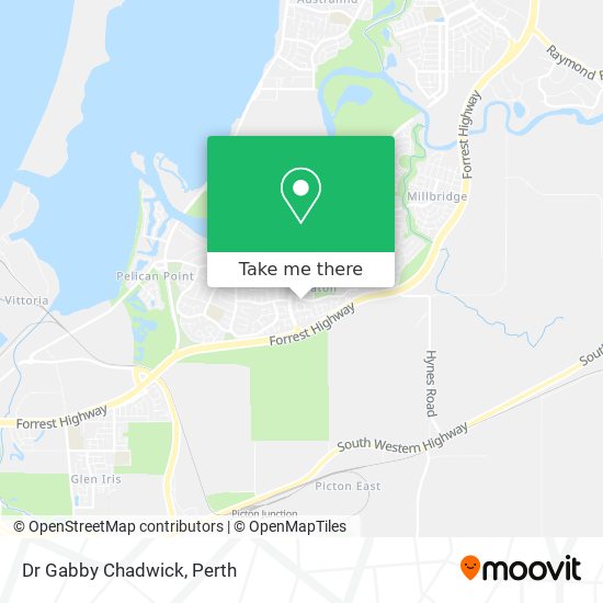 Dr Gabby Chadwick map