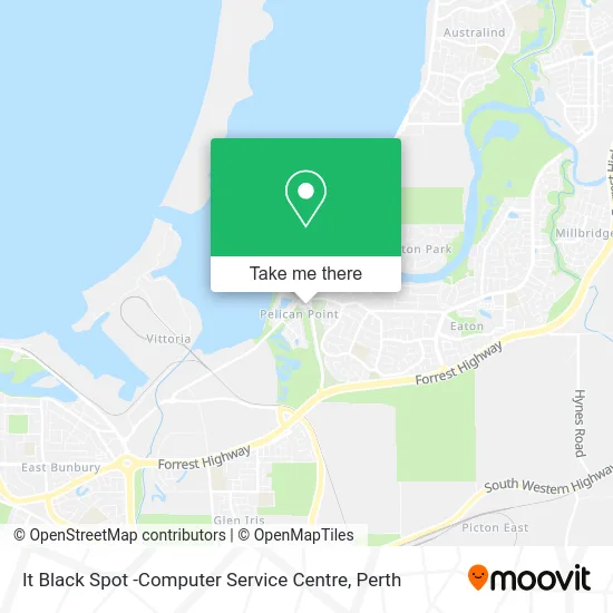 It Black Spot -Computer Service Centre map