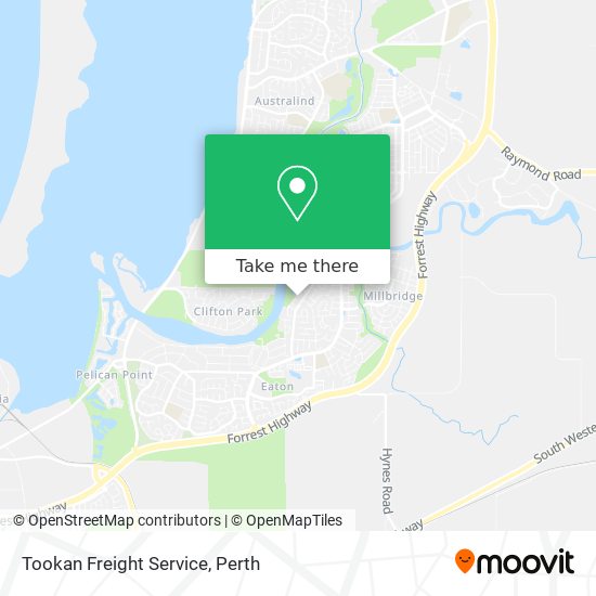 Tookan Freight Service map