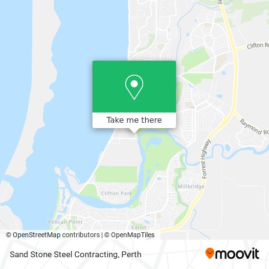 Sand Stone Steel Contracting map