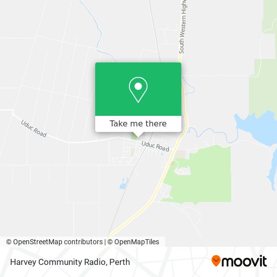 Harvey Community Radio map