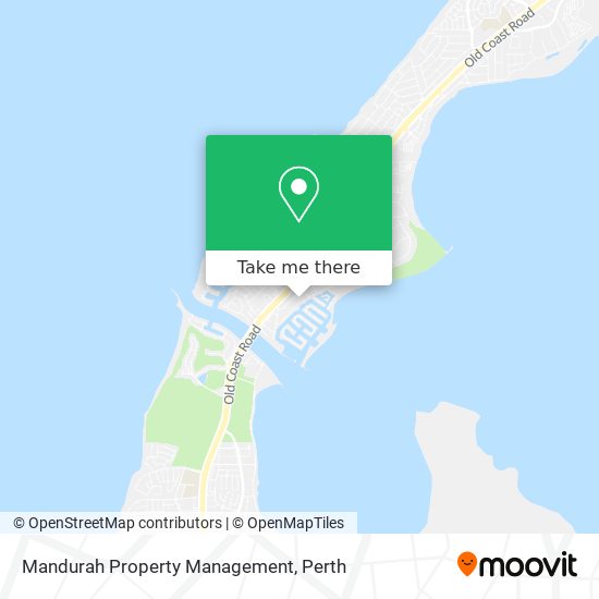 Mandurah Property Management map