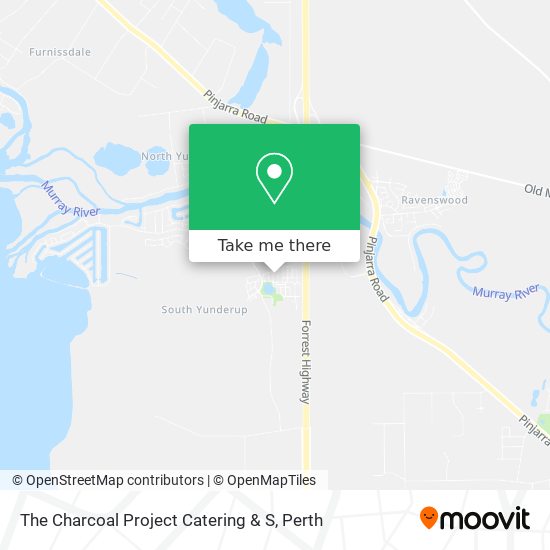 The Charcoal Project Catering & S map