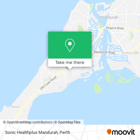 Sonic Healthplus Mandurah map