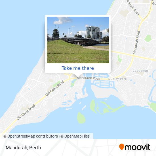 Mandurah map