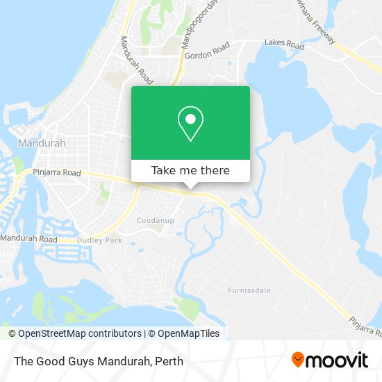 The Good Guys Mandurah map