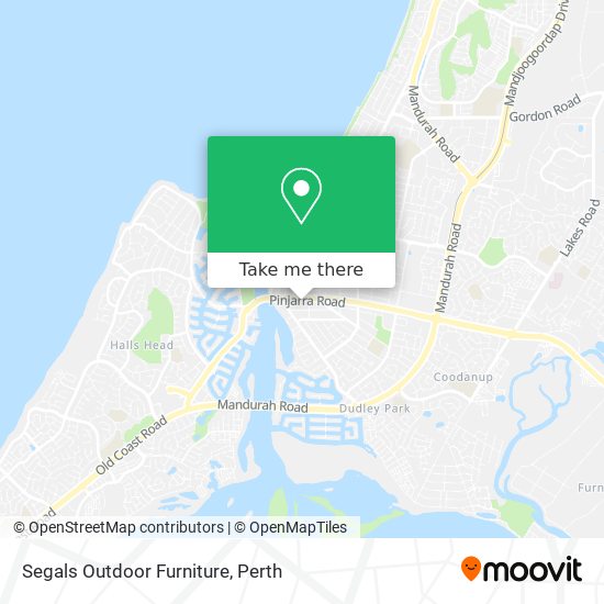 Segals Outdoor Furniture map
