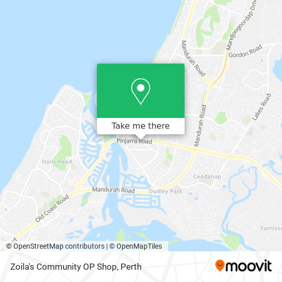 Zoila's Community OP Shop map