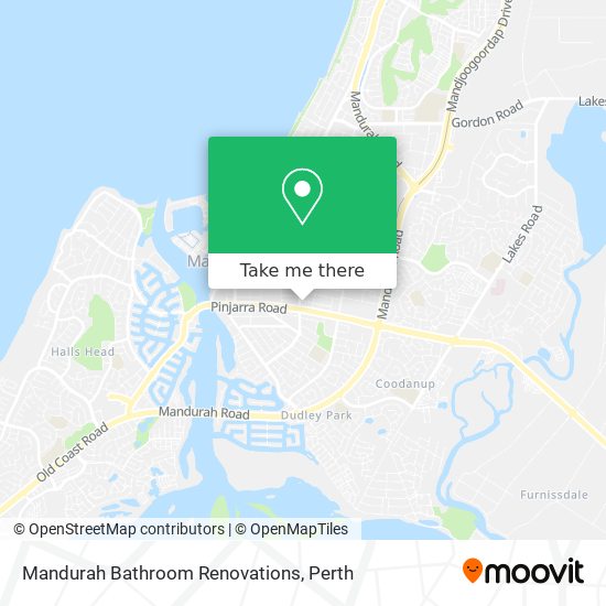 Mandurah Bathroom Renovations map
