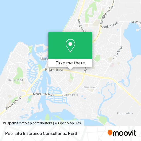 Peel Life Insurance Consultants map