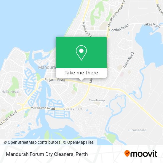 Mapa Mandurah Forum Dry Cleaners