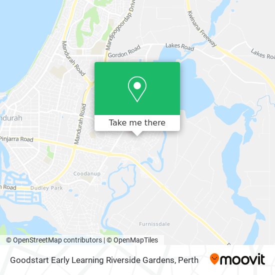 Goodstart Early Learning Riverside Gardens map