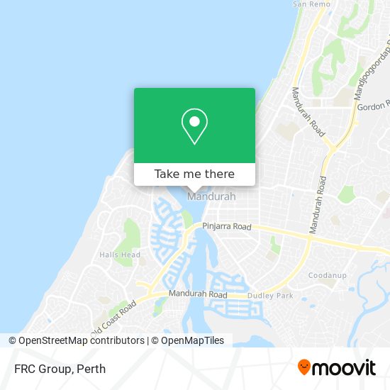 How to get to FRC Group in Mandurah by Bus or Train