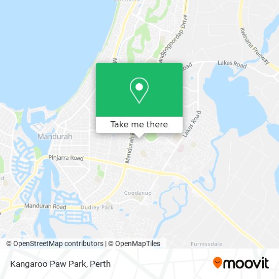 Kangaroo Paw Park map