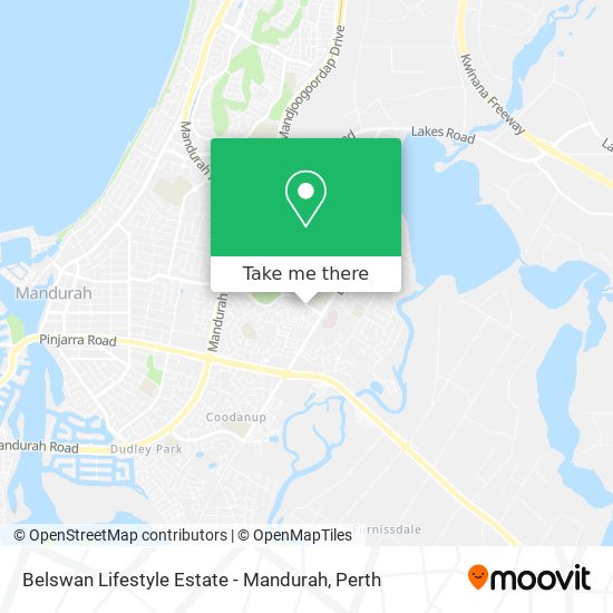 Belswan Lifestyle Estate - Mandurah map