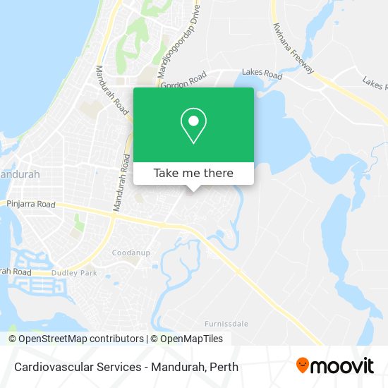 Cardiovascular Services - Mandurah map